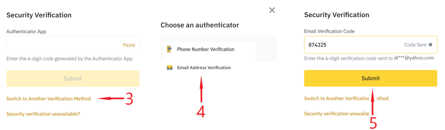 Switch to Another Verification Method